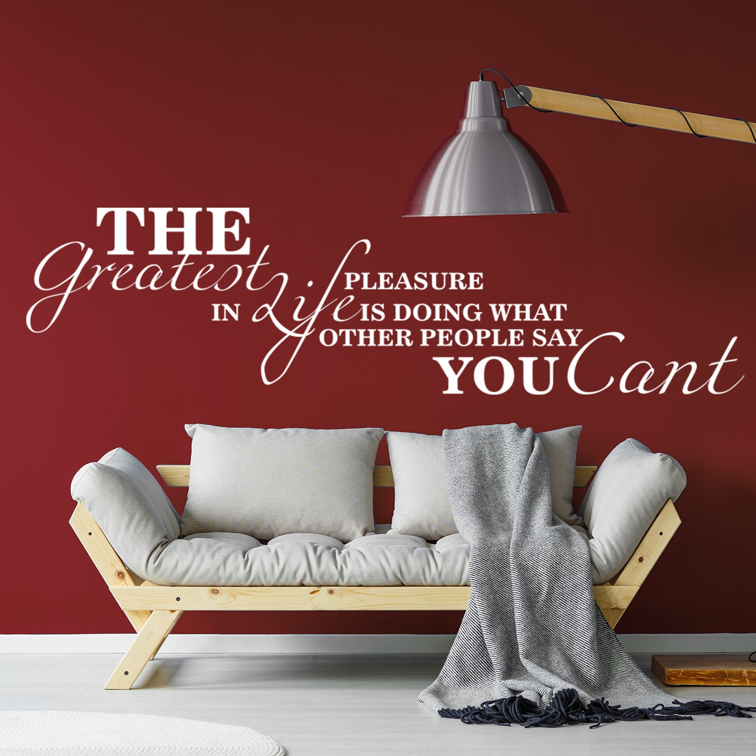 Wall Quotes Decal for Living Room Decor - Home Vinyl Sticker Quote ...