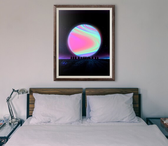 Movie Sci Fi Poster Sci Fi Paper Retro Print Art Star Scifi Wall Design Alien Decor Gift Fantasy Space Moon Large Rare Girl Si Fi