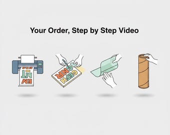 Video of Your Order | Packaging, Full Production, VIP Voiceover | Custom Behind the Scenes Upgrade for Wall Decals & Stickers
