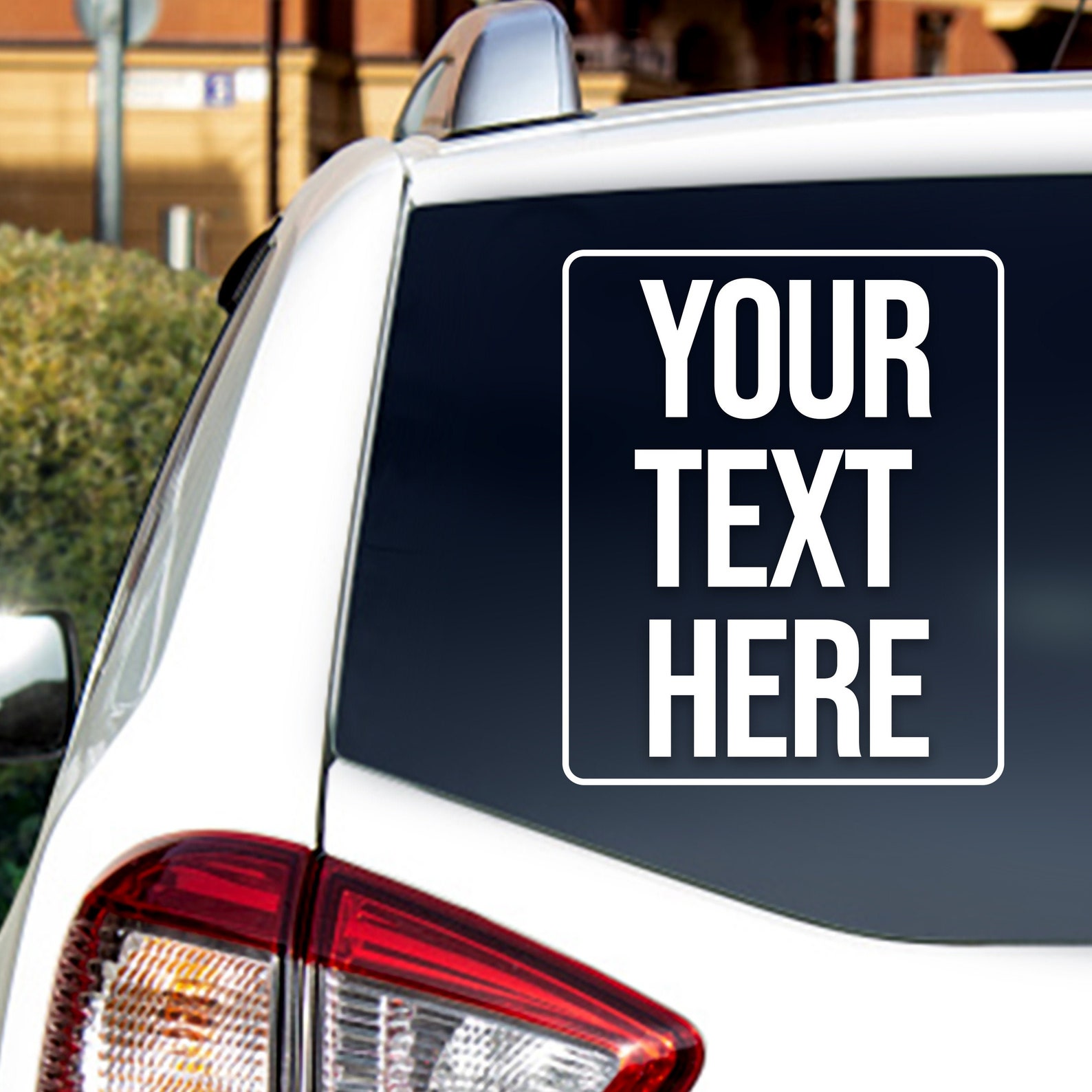 Car Window Decals
 Custom Car Window Decal Personalized Name Letter Vinyl Truck