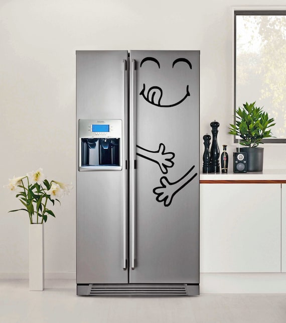Vinyle adhésif pour les réfrigérateurs autocollants stickers frigo