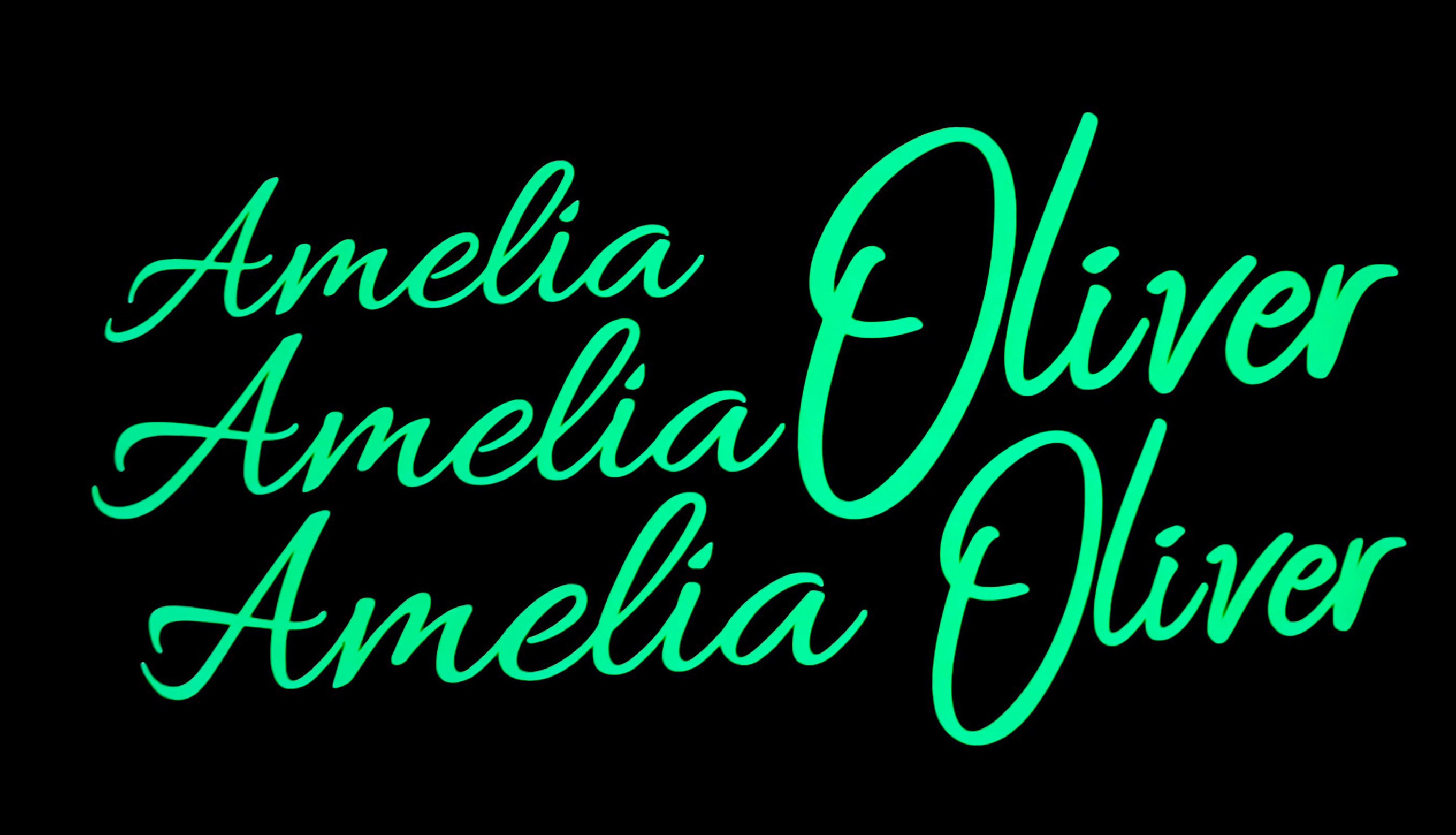 Personalised Vinyl Name Decals - Personalized Glow in the Dark Label ...