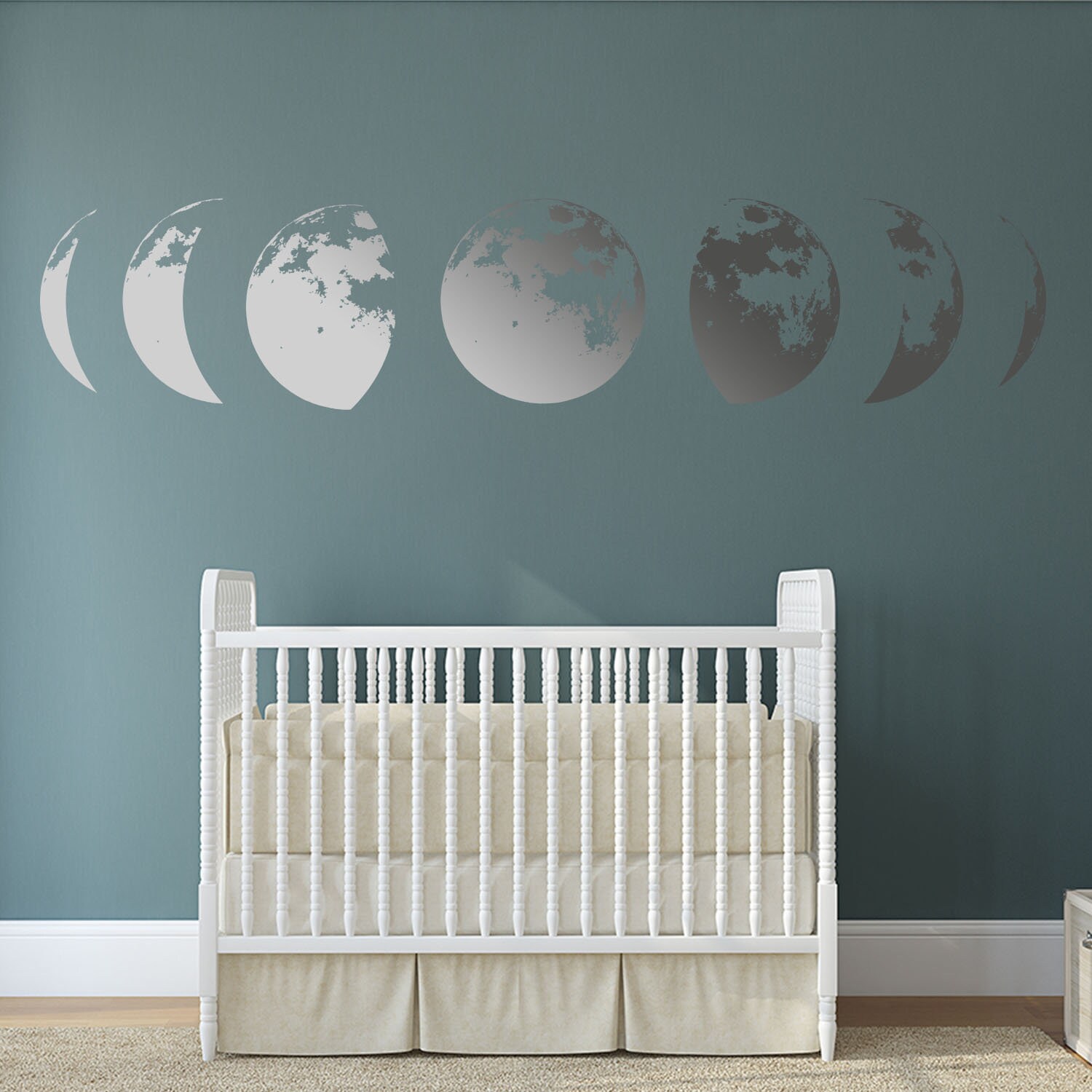 Moon Phases Wall Decor Decal Gold Home Art Living Room | Etsy