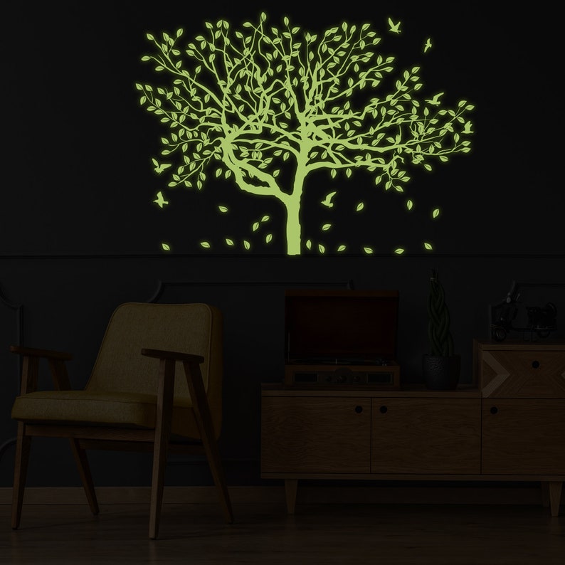Glow in the Dark Wall Vinyl Sticker Art Luminescent Neon - Etsy