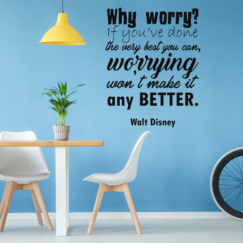 Walt Disney Quote Wall Sticker Decor Art Gift Vinyl Etsy