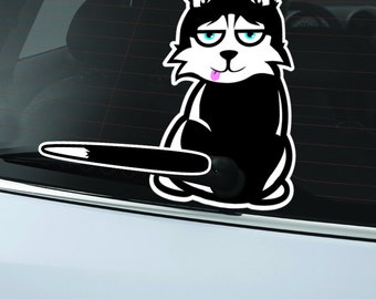 sticker van een tekenfilm olifant spuiten water 12360193 Vectorkunst