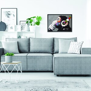 Colgador De Pared Para Llaves De Pared, Diseño De Mono Y Gat | Cuotas