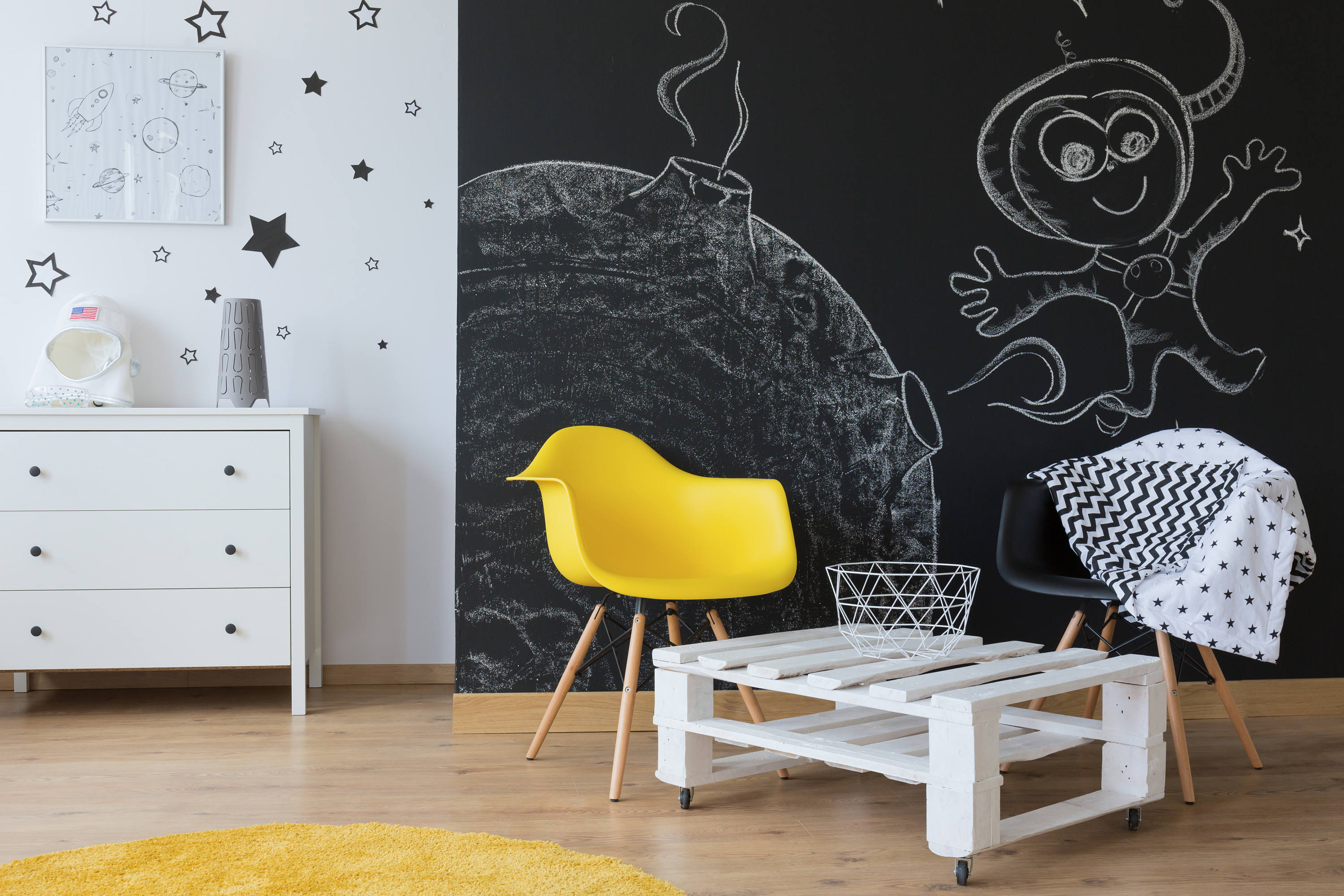 Tofficu Chalkboard Wall Stickers Self-Adhesive Decals For