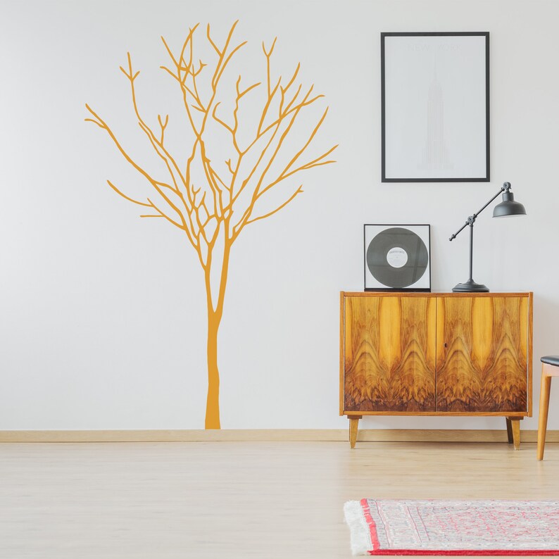 Tree Sticker Decal - Wall Birch Art Vinyl Nursery Stickers - Nature ...