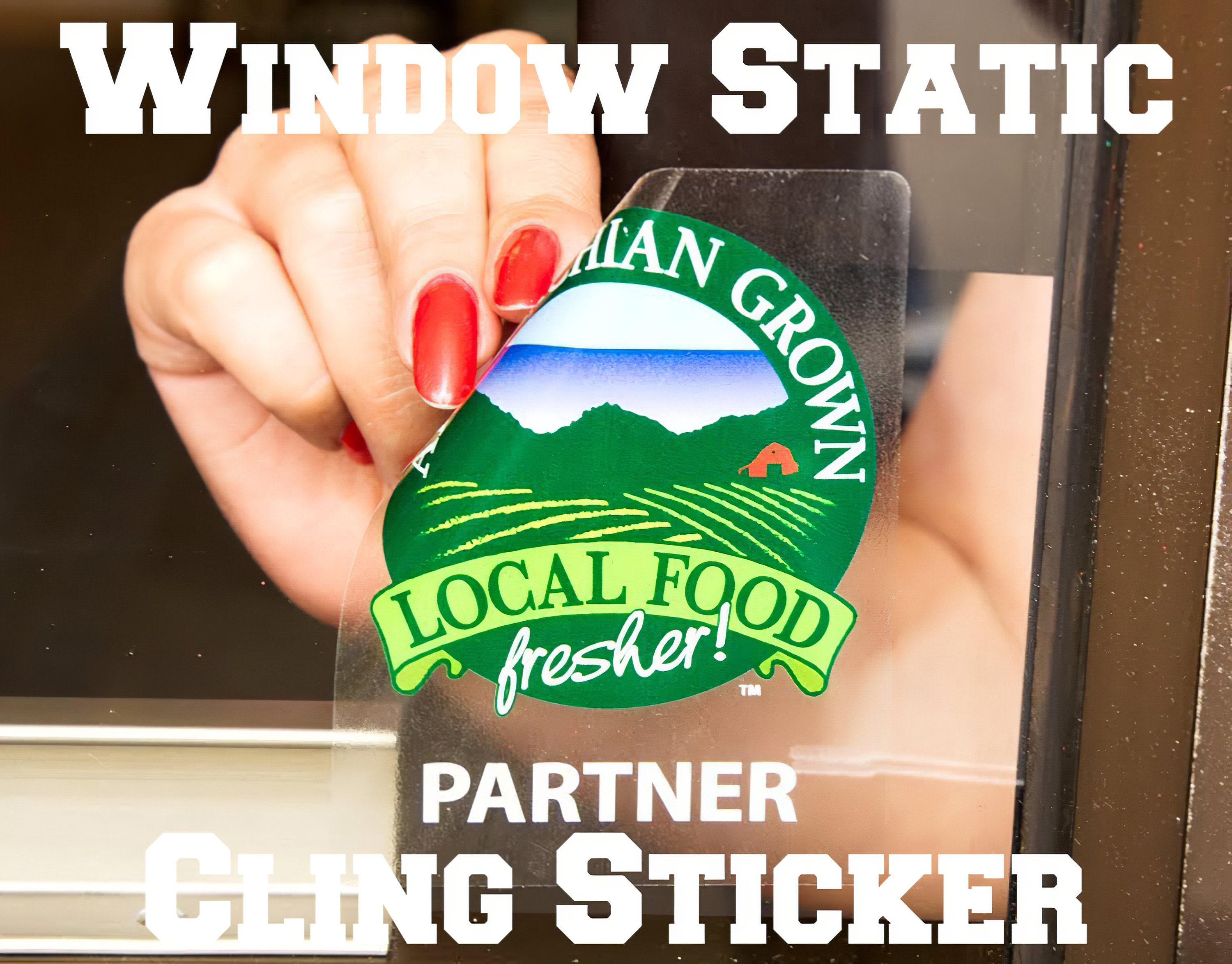 Custom Static Cling Vinyl Sticker Window Printable Decal Etsy UK
