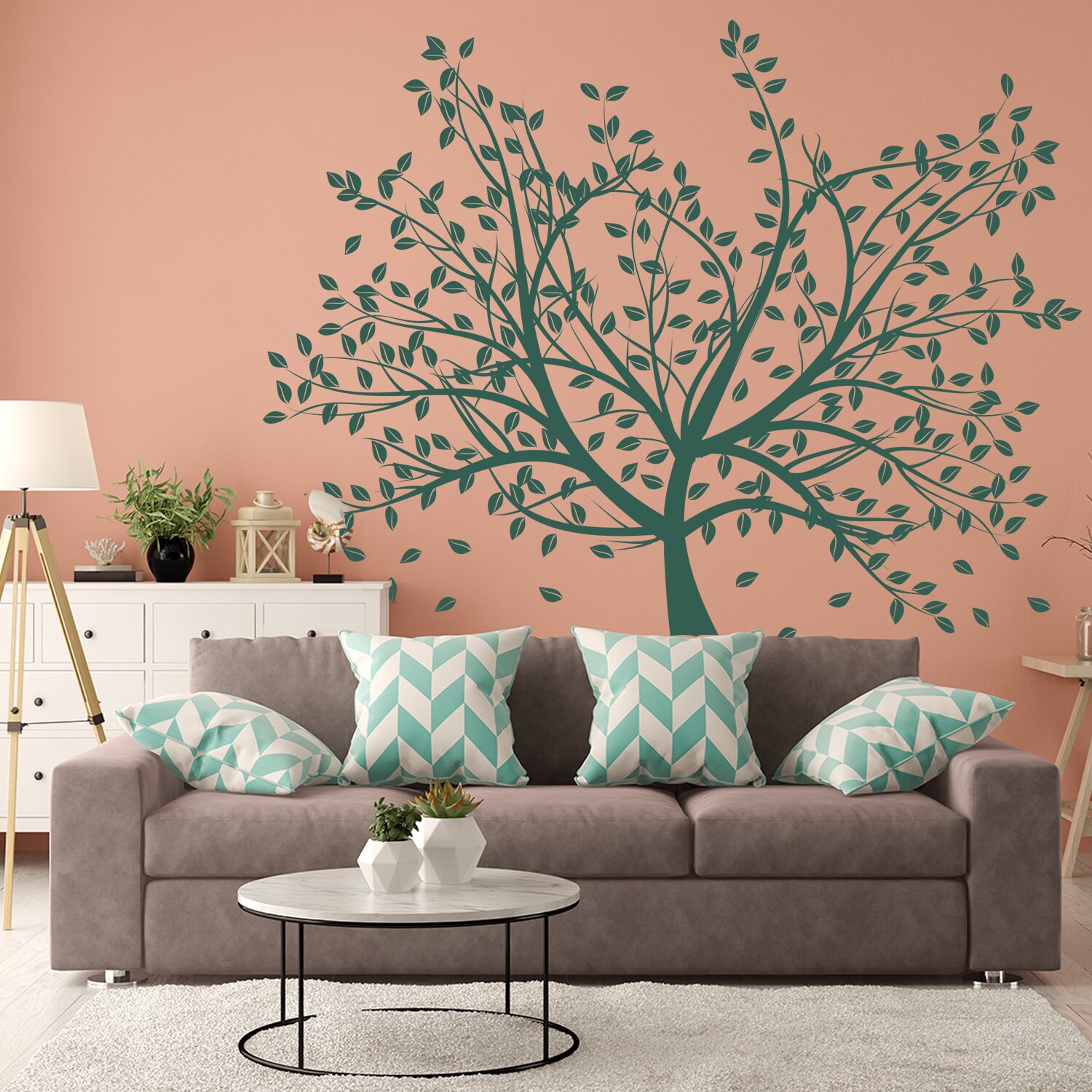Tree Sticker Decal - Wall Birch Art Vinyl Nursery Stickers - Nature ...