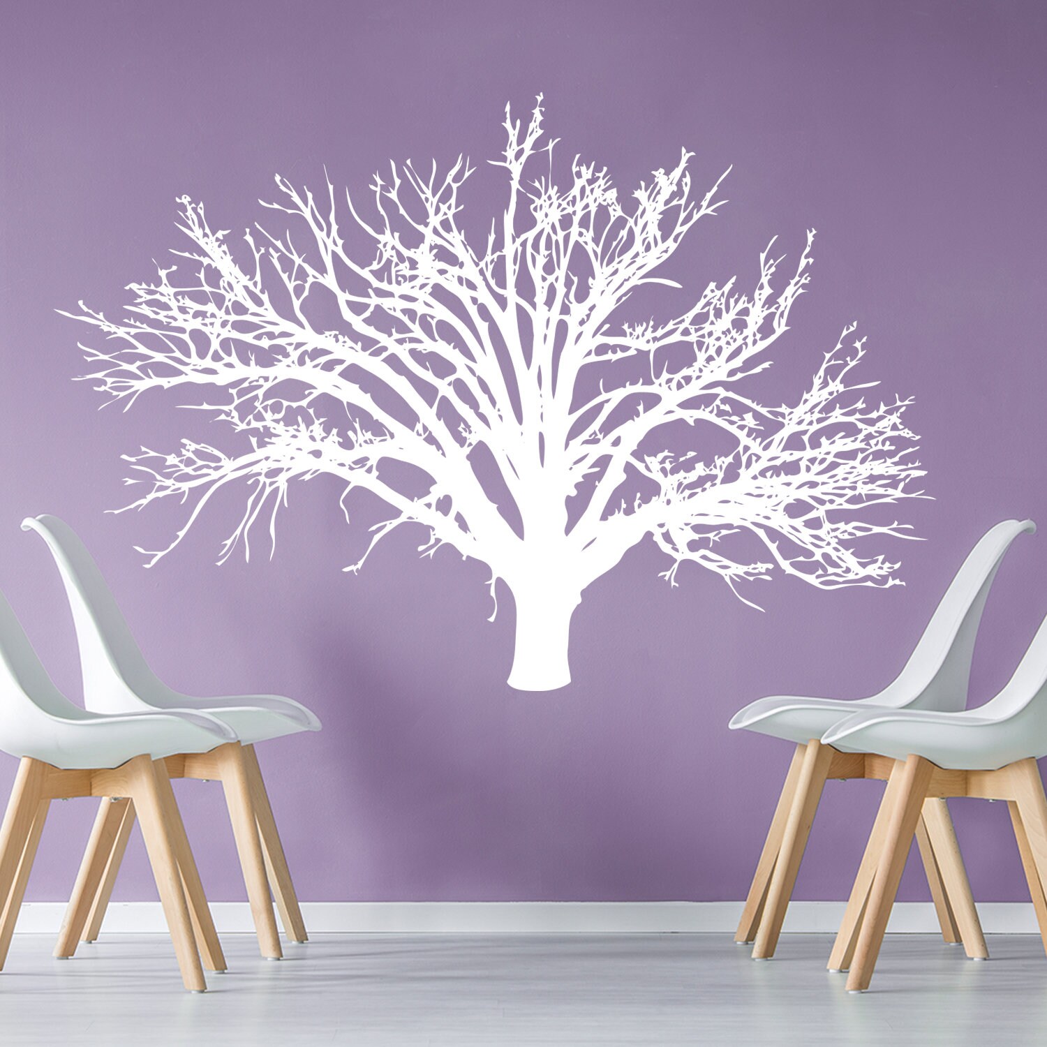 Tree Sticker Decal - Wall Birch Art Vinyl Nursery Stickers - Nature ...