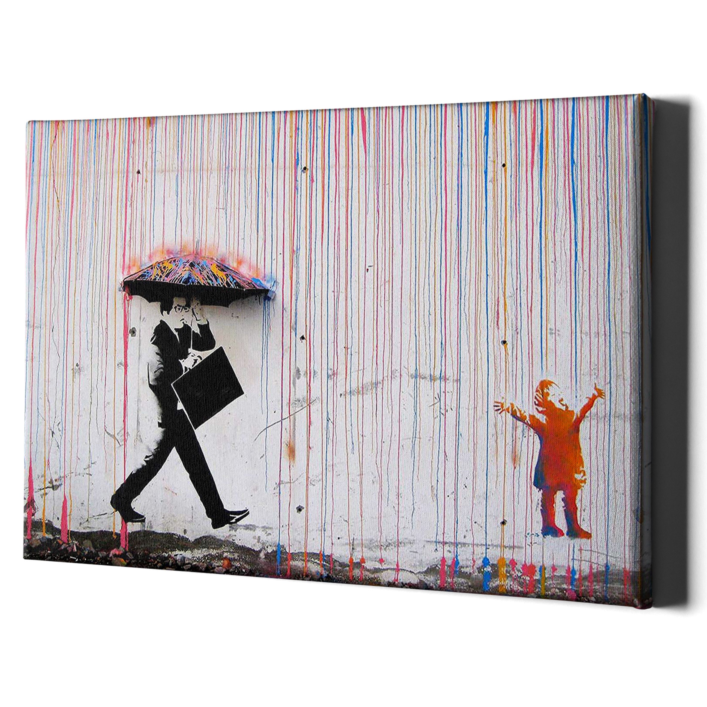 Cheap Repeated Graffiti Magic Water Canvas Super Size Water