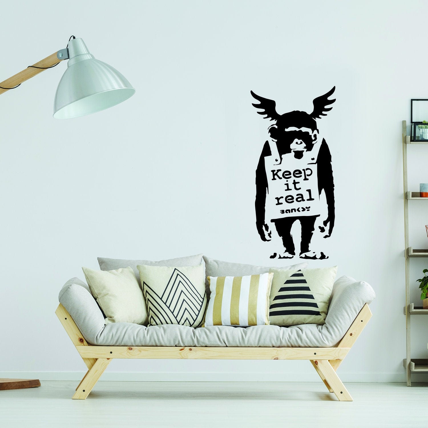 Tagger Banksy Street SINGLE TOILE murale ART Photo Print
