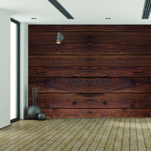 Wood Wall Wallpaper Sticker Peel and Stick Wooden Vinyl - Etsy Wood Wall Wallpaper Sticker Peel and Stick Wooden Vinyl - Etsy