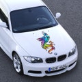 Custom Car Hood Vinyl Sticker - Wrap For Truck Art Decal - Full Graphic Racing Sport Blackout Design Mural product logo