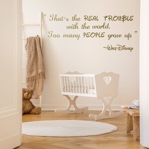 Walt Disney Quote Wall Sticker Decor Art Gift Vinyl | Etsy