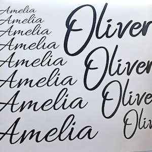 Decalcomanie personalizzate in vinile con nome - Etichette personalizzate in fibra di carbonio - Bottiglia d'acqua personalizzata per bambini - Personalizza la decalcomania in fibra riutilizzabile della tazza