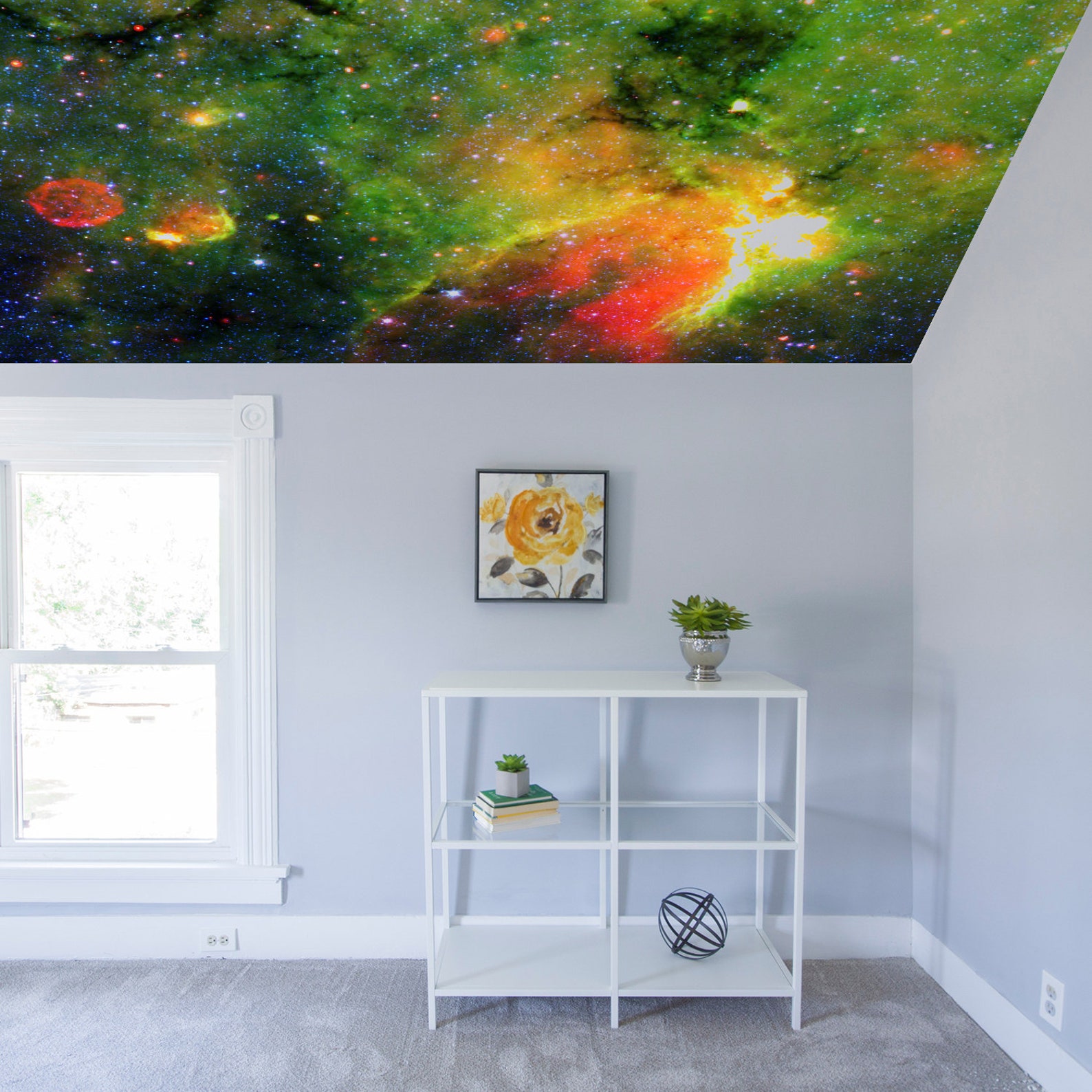 Space Theme Ceiling Vinyl Sticker Star the Universe Galaxy | Etsy