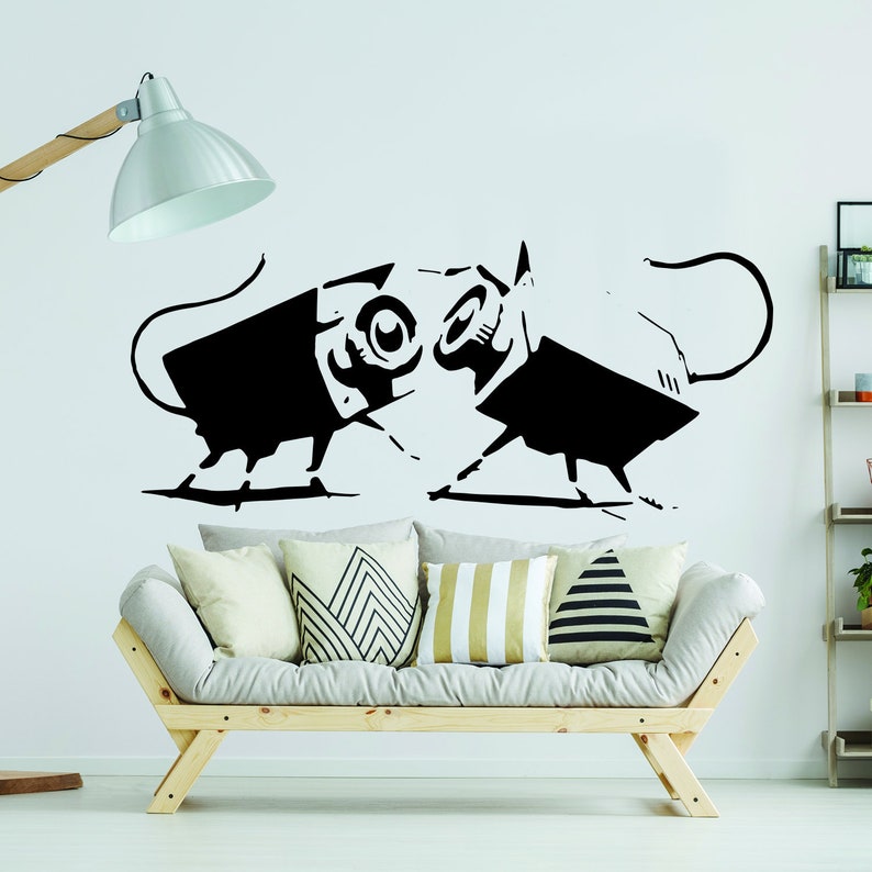 Banksy Cctv Wall Art Vinyl Sticker Laptop Bumper Computer Window Street Graffiti Decal