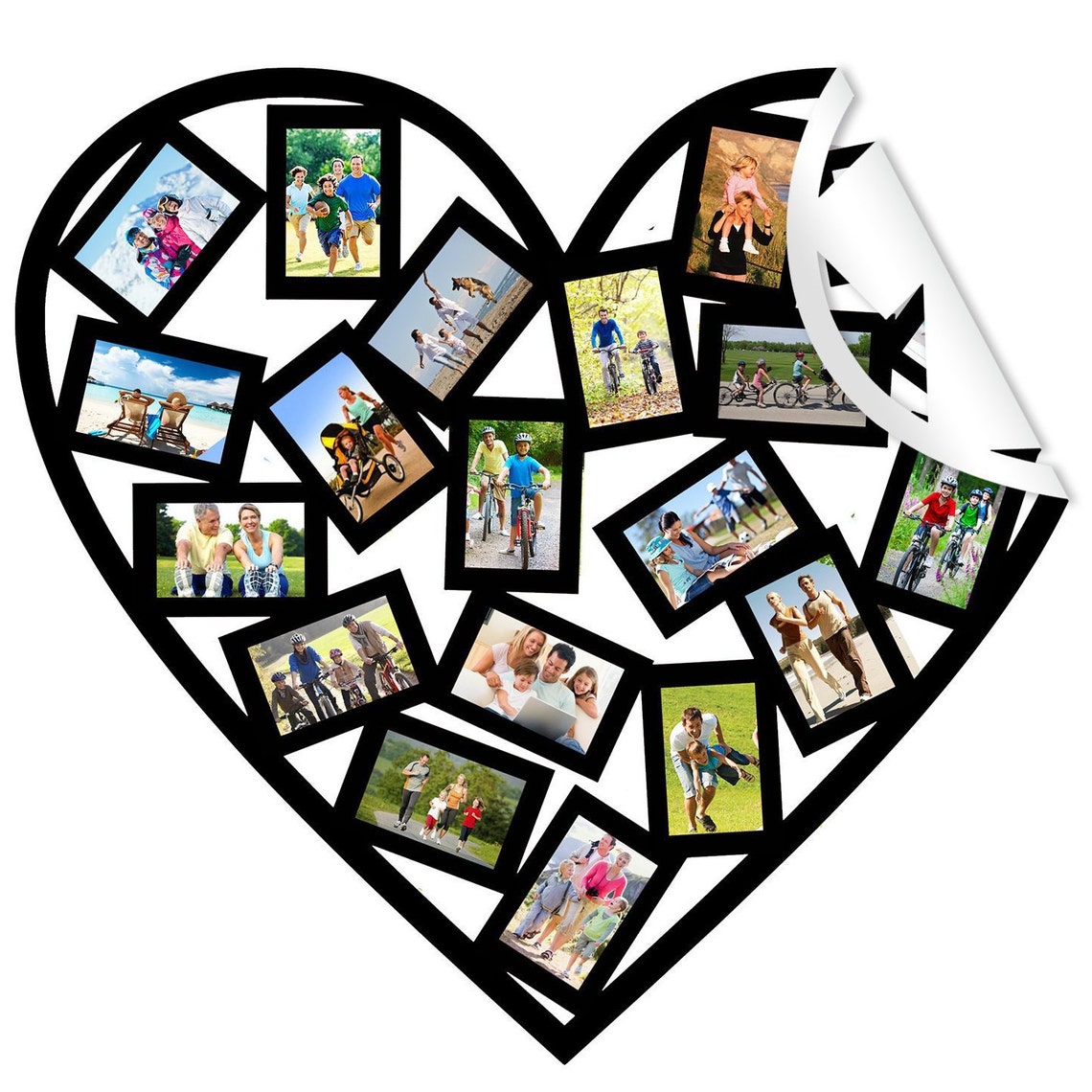 Picture Frame Wall Sticker - Photo Frames Vinyl Decal - Polaroid Family ...