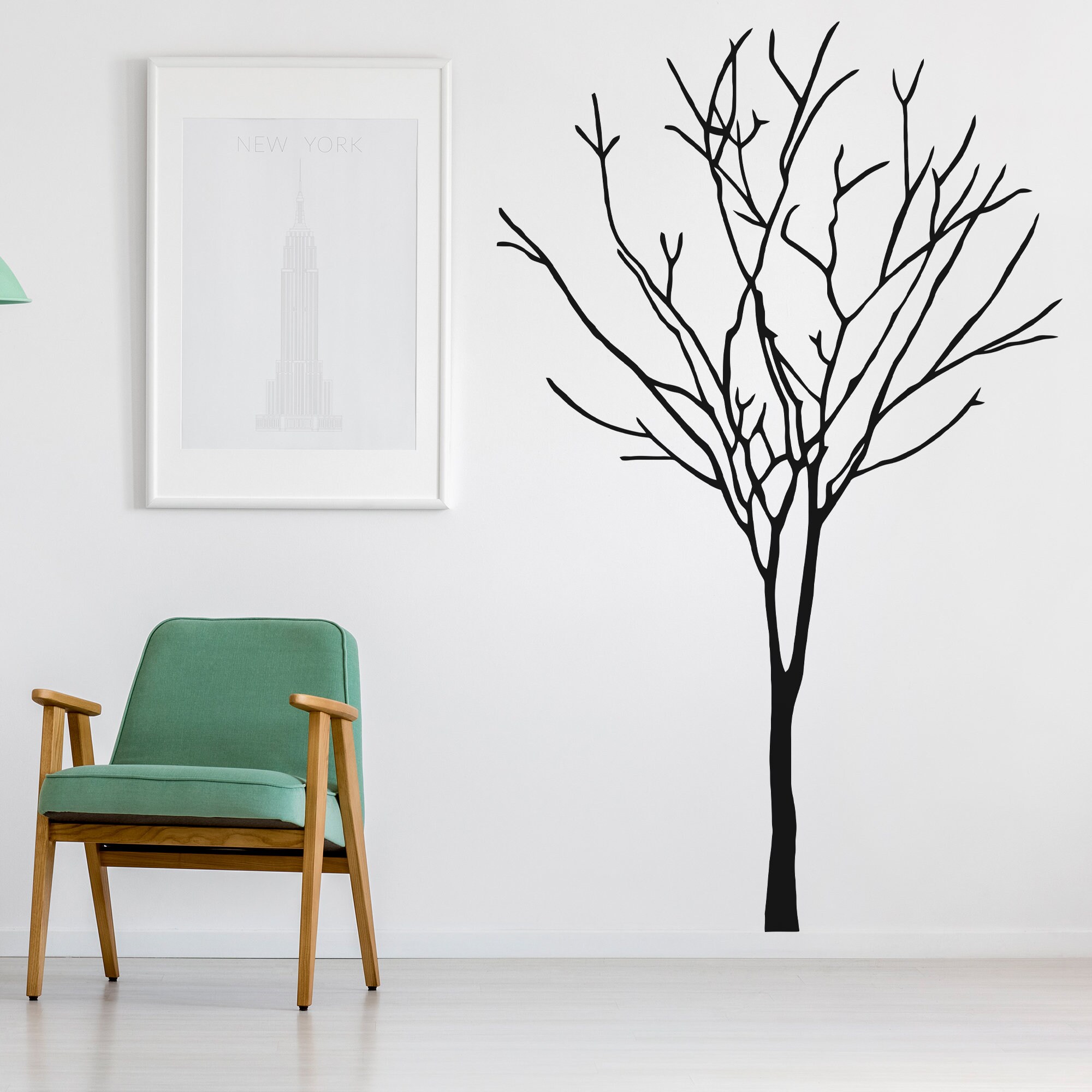 Tree Sticker Decal - Wall Birch Art Vinyl Nursery Stickers - Nature ...