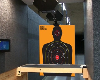 30 Bersagli Di Tiro Tattici In Cartone Sagoma Umana 76x45 Cm – Per Poligono, Addestramento E Competizioni