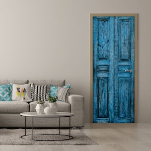 3d Door Cover Sticker - Barn Wallpaper Front Door Mural Wall Decal - Removable Peel Stick Interior Covering Wrap Decor Vinyl For Doors Art