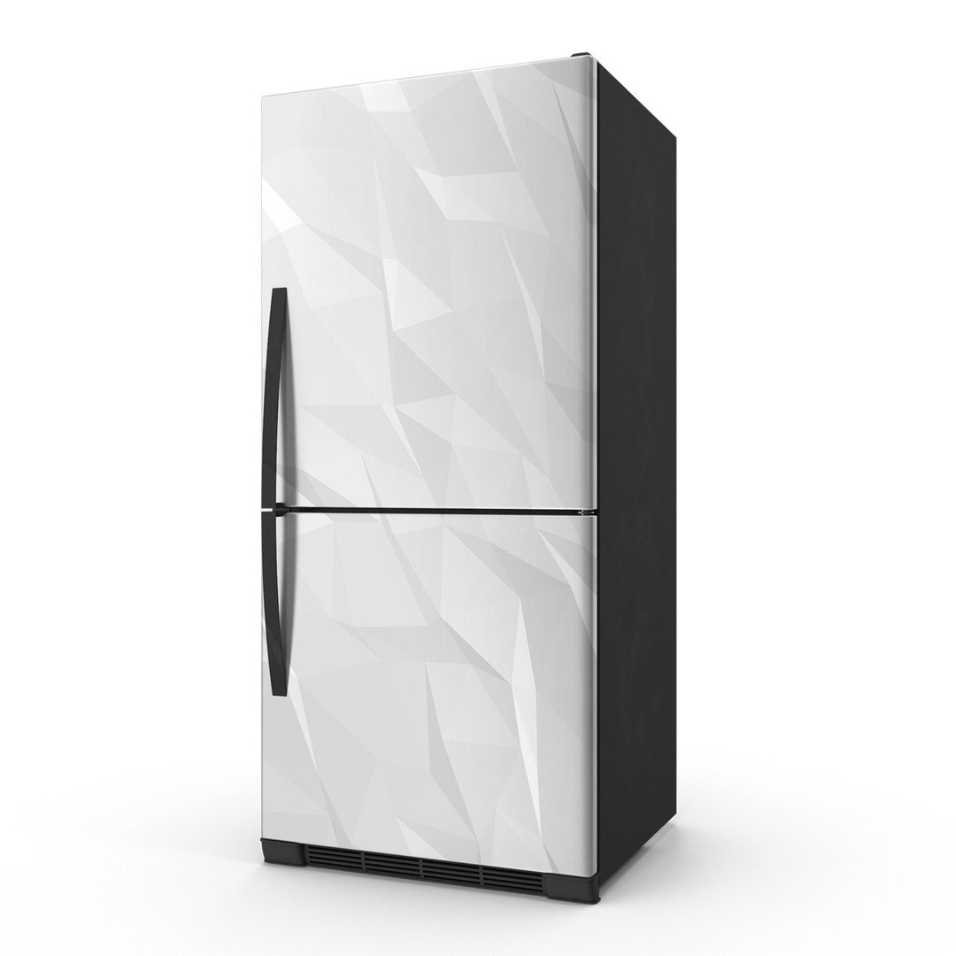 Fridge Door Wrap Vinyl Sticker Skin Decor Front Refrigerator Decoration