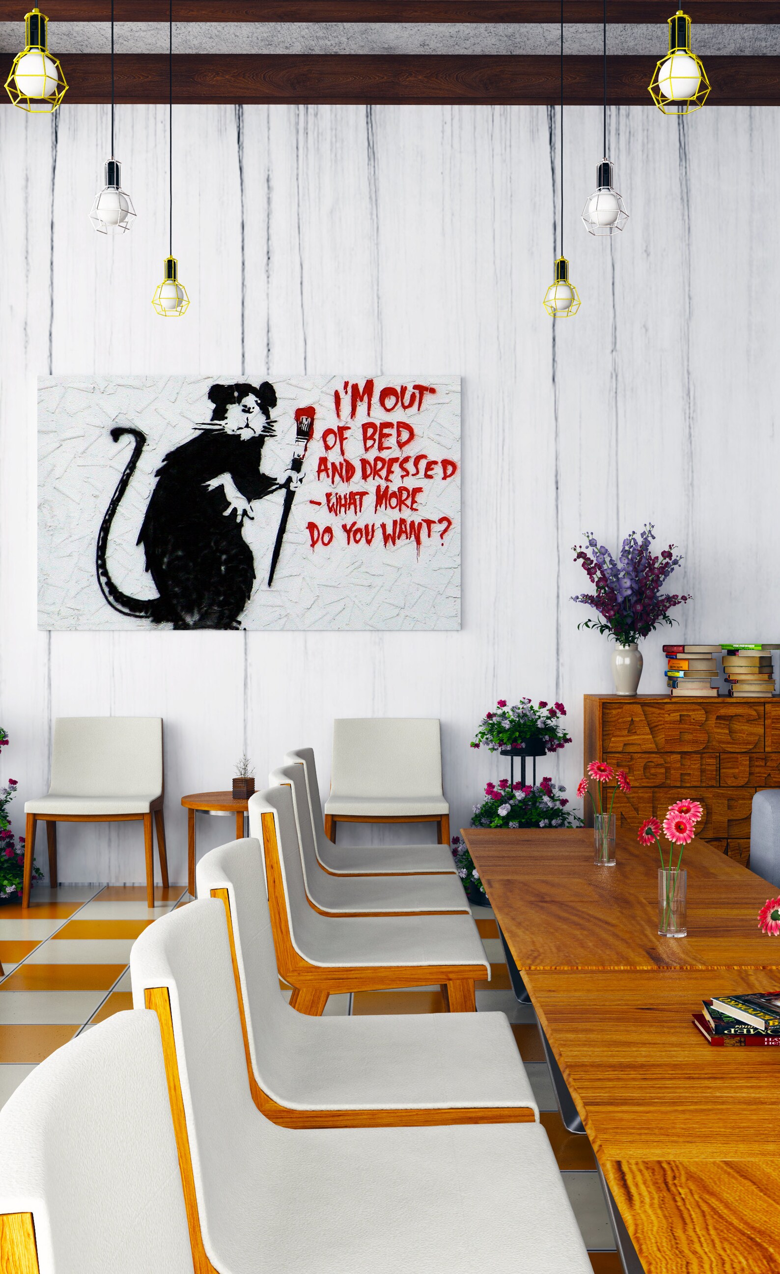 Artist Rat Poster Art Wall Print Graffiti Decor - Street by Rats With ...