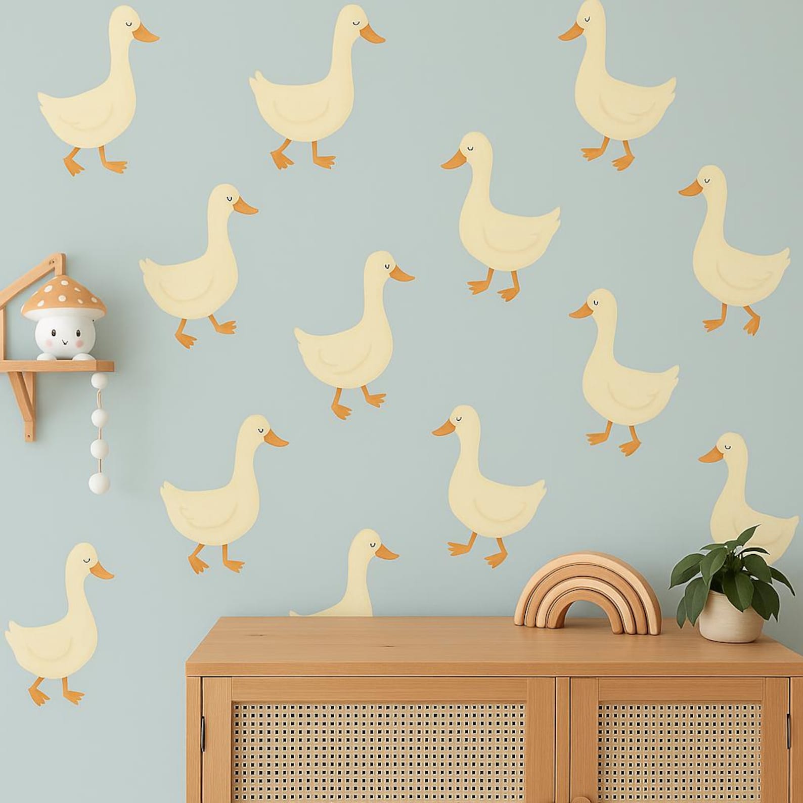 Goose Wall Decals | Removable Nursery Stickers | Storybook Baby Room ...