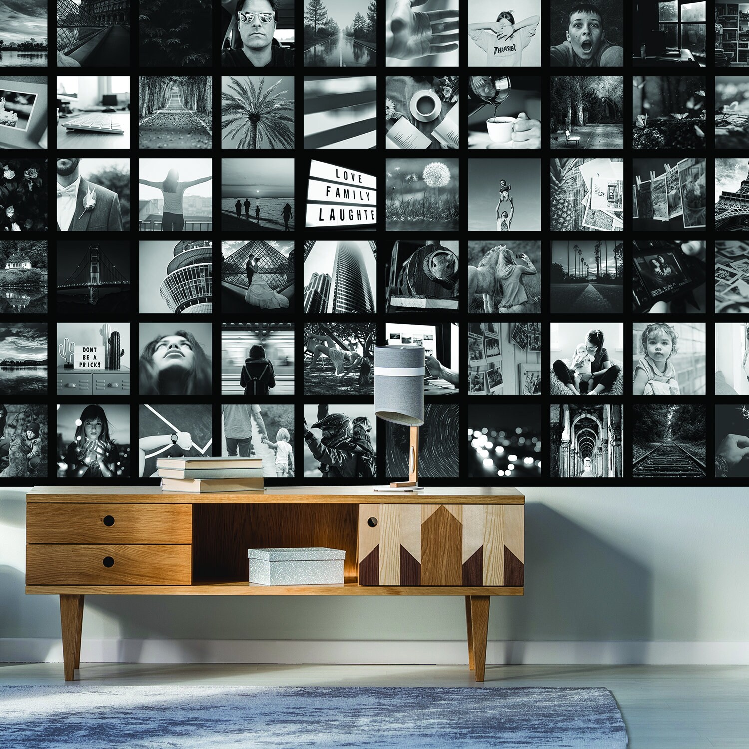 Photo Collage Picture Wallpaper Sticker Diy Make Own Pic Etsy