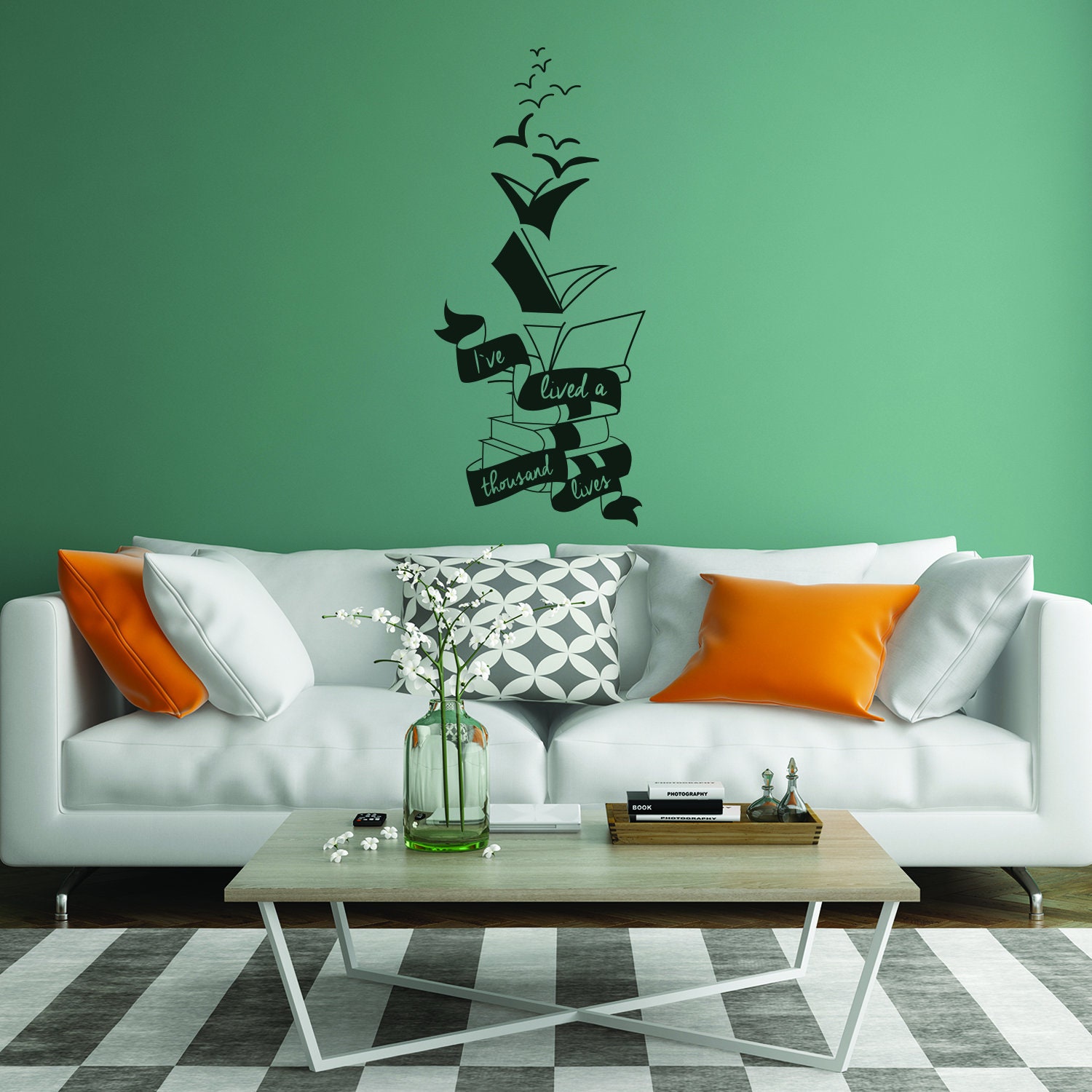 Adesivo Murale Frasi Motivazionali 'Best Thing In Life' - Decalcomania Ispiratrice Per Parete