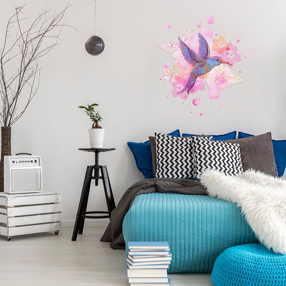 Kolibri-Wandaufkleber Aus Acryl – Set Mit 3 Deko-Stücken Für Wohnzimmer, Büro & Mehr