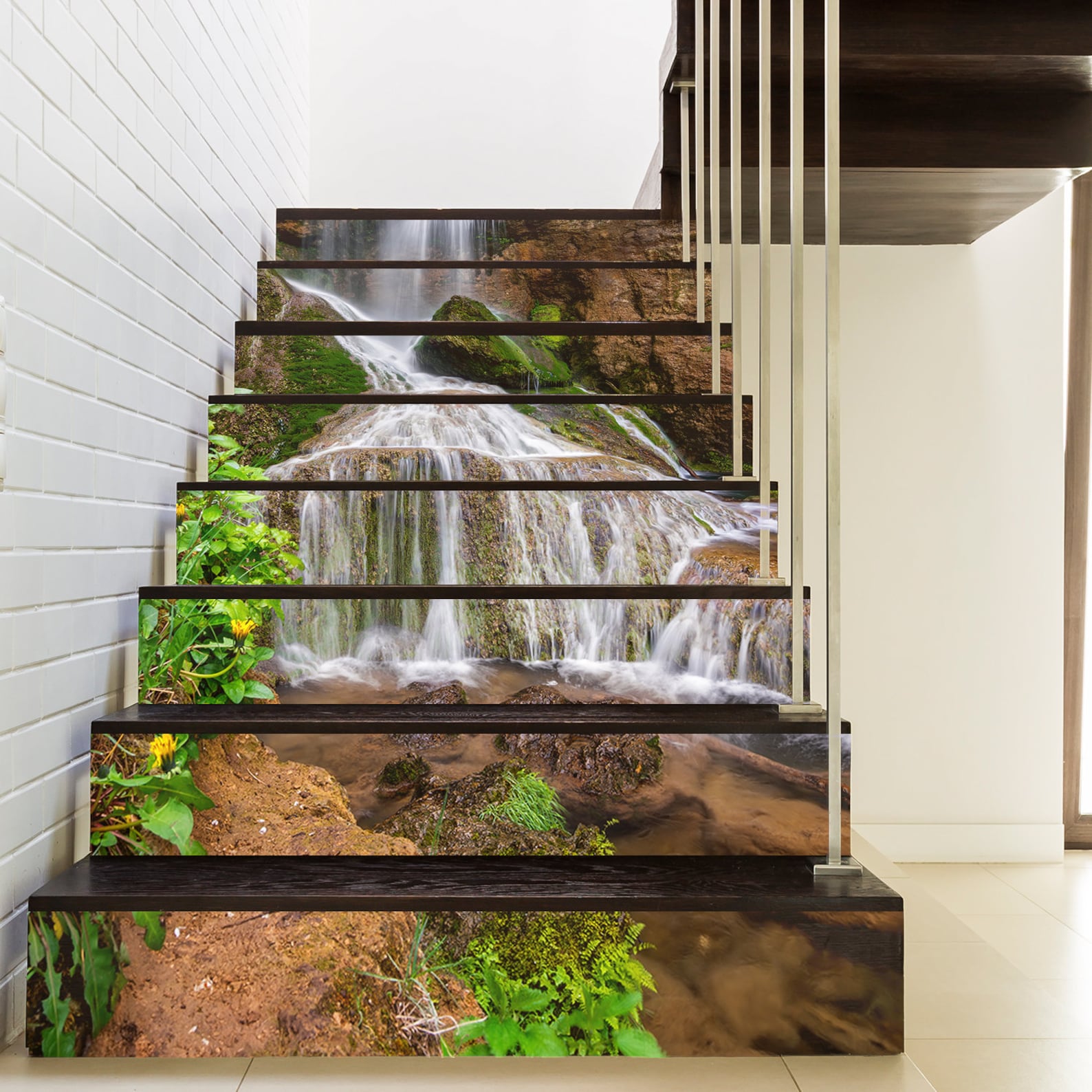 Stair Riser Vinyl Decals Stairs Risers Stickers 3d Stick Etsy Canada