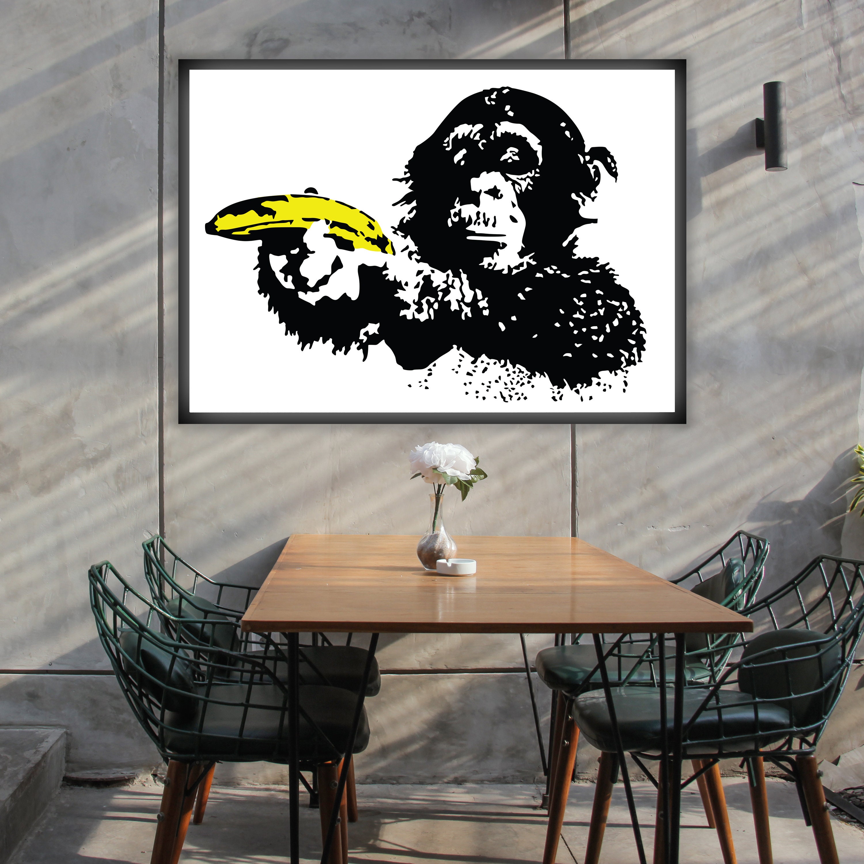 Artist Monkey Art Wall Poster - Cool Pop Street Graffiti Posters