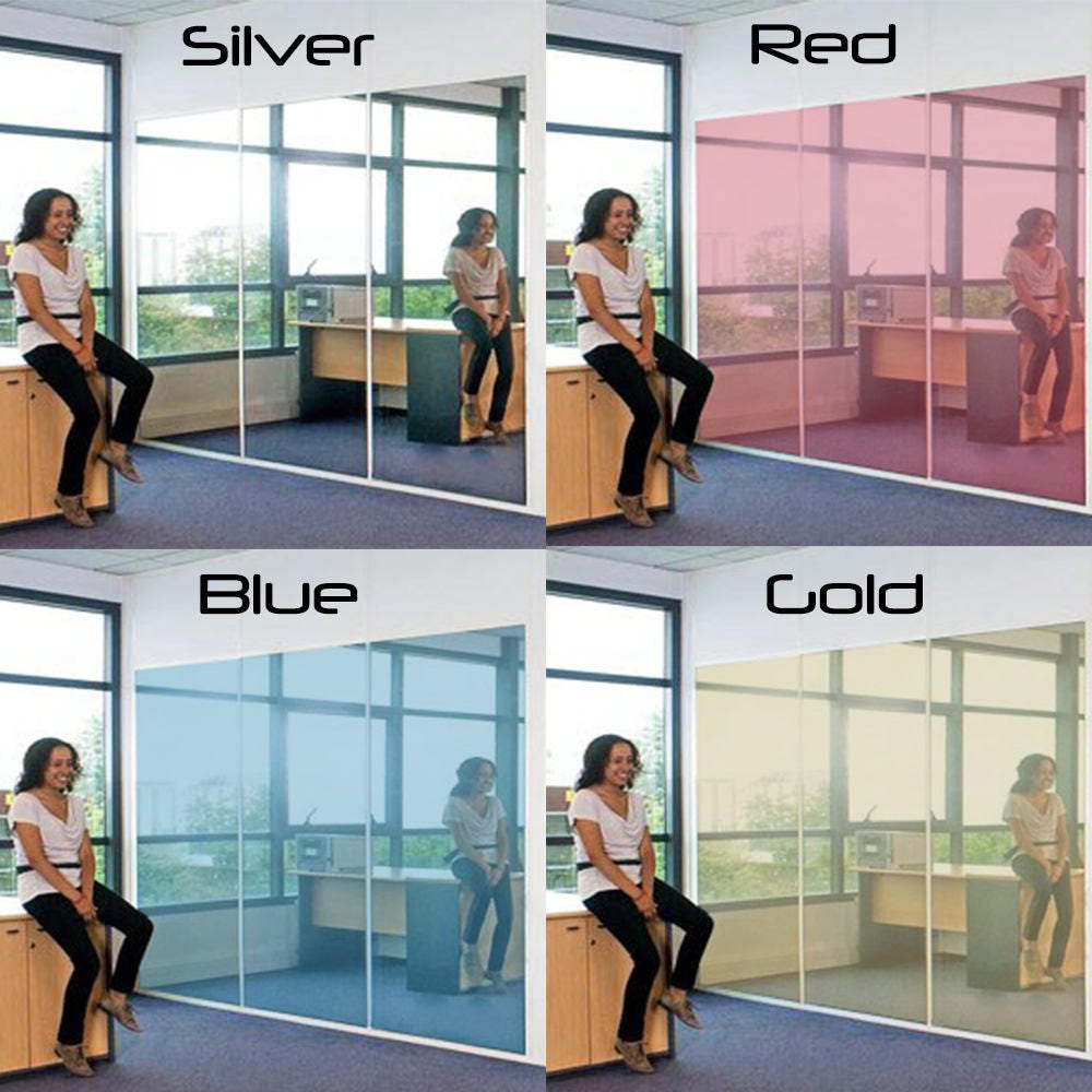 Window Mirroe Sticker Mirror Privacy Film Window Decal - Compact One Way Vinyl Bathroom Decor ...
