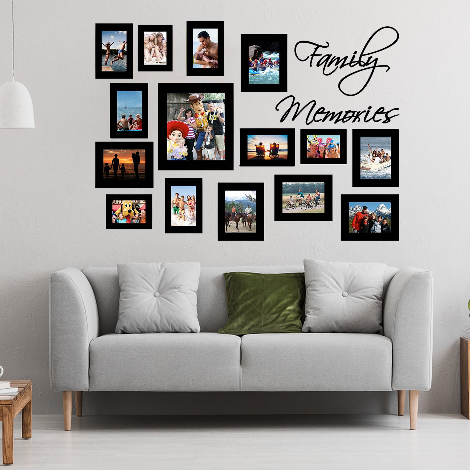 Wall Frame Sticker Picture Frames Stickers Photo Vinyl Etsy