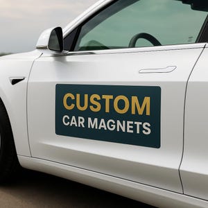 2x Custom Car Magnet | Personalized Magnetic Sign | Custom Logo ...