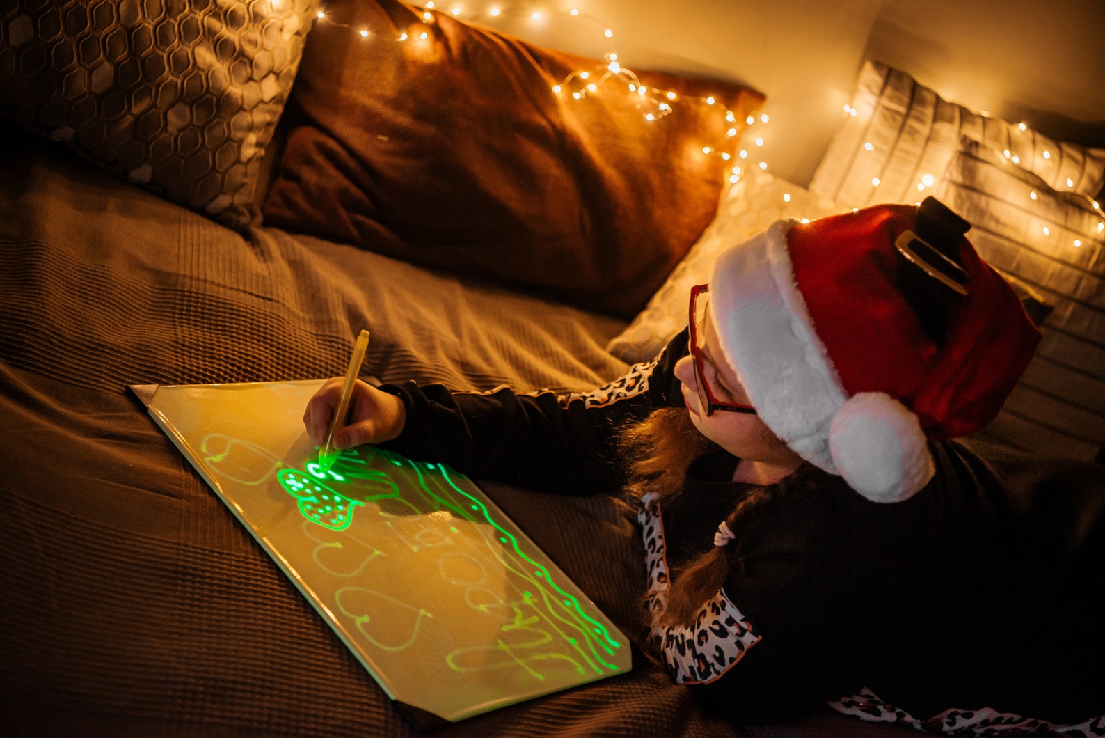 Light Drawing Board for Kids the Glow in Dark Neon Effect Etsy UK