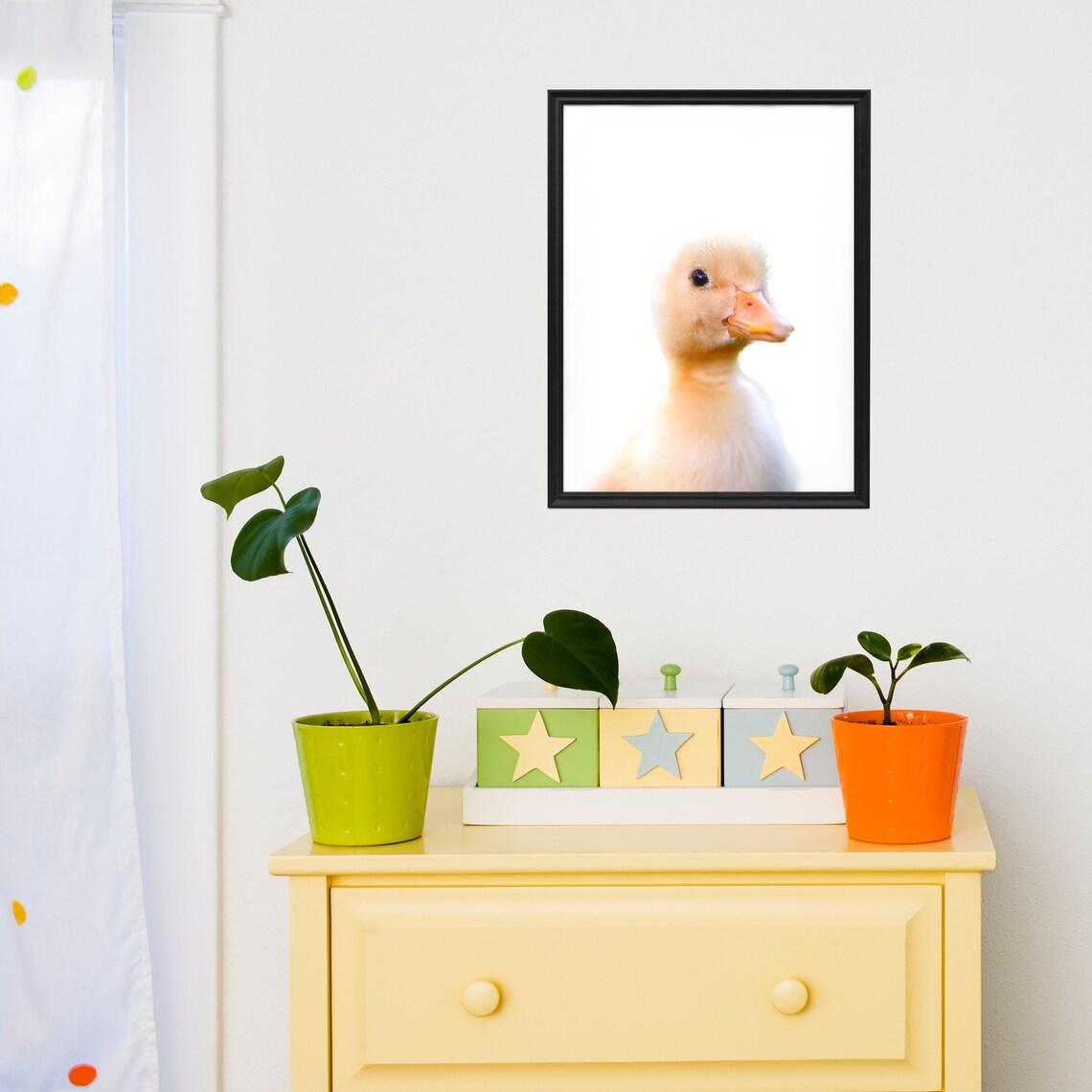 Baby Duck Wall Poster Kid Toddler Room Decor Large Farm Etsy