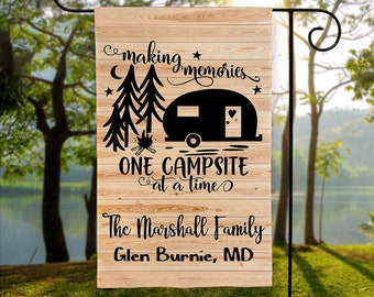 Camping Flags Etsy