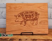 Personalized Cutting Board, Pig Cuts Design, Personalized Men’s Gift, Personalized Gift, Custom Cutting Board, Retirement Gift, Gift for Dad