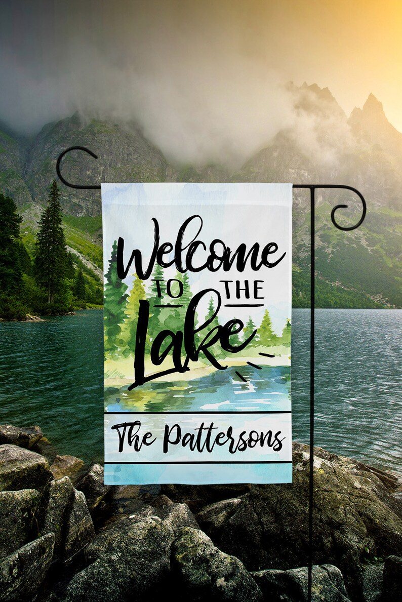 Life is Better at the Lake Flag to the Lake Flag Etsy