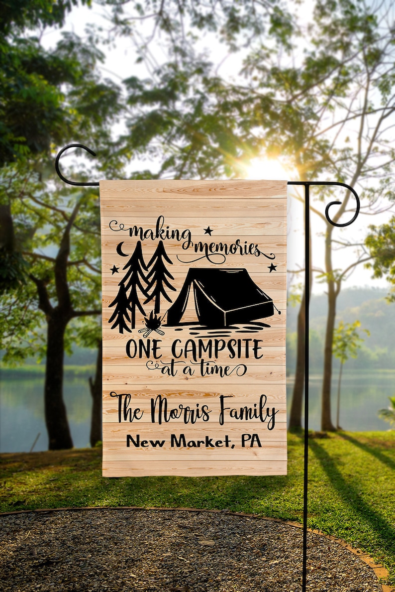 Camping Flags With Personality