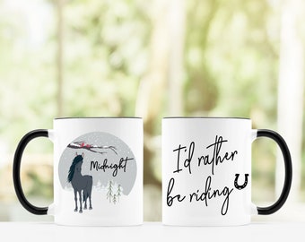 Horse Mug, Personalized Horse Mug, Horse Gift Idea, Horse Gifts, Gift for Horse Lover, Horse Lady, Horse Gift, I'd Rather Be Riding