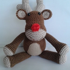 Dutch Crochet Pattern Rudolph the Reindeer
