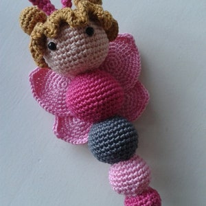 Dutch Crochet Pattern Rattle Butterfly