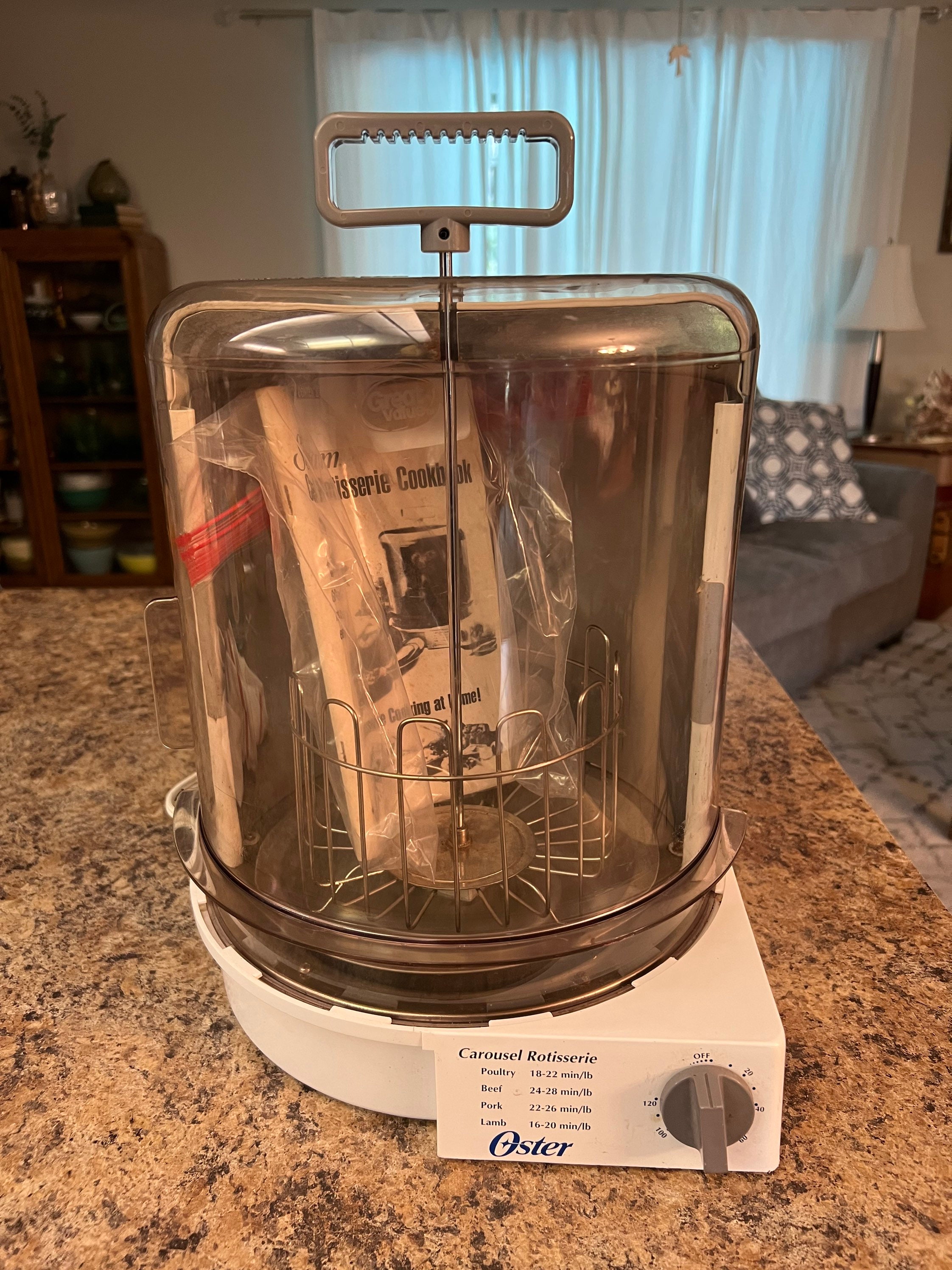 Carousel clearance rotisserie oster