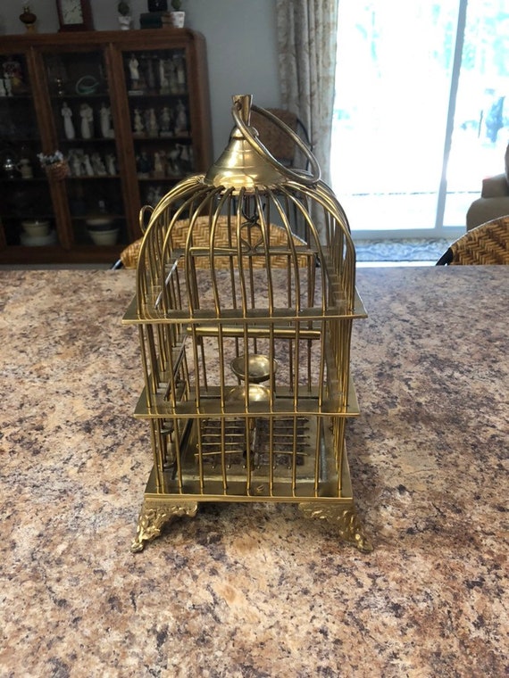 brass bird cage